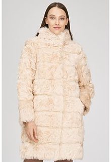 Шуба из овчины калган Virtuale Fur Collection