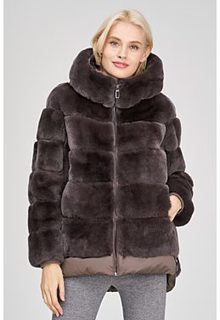 Шуба из меха кролика Virtuale Fur Collection