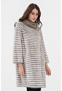 Облегченная шуба из меха норки и кролика Virtuale Fur Collection