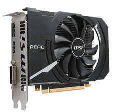 Видеокарта MSI GeForce GTX 1050 Ti 1342Mhz PCI-E 3.0 4096Mb 7008Mhz 128 bit DVI HDMI GTX 1050 Ti AERO ITX 4G OC V1