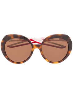 Balenciaga солнцезащитные очки-бабочки Hybrid