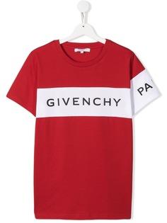 Givenchy Kids футболка с логотипом