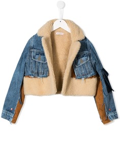 Natasha Zinko джинсовая куртка с контрастной отделкой