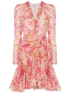 Giambattista Valli платье миди с цветочным принтом