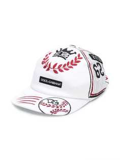 Dolce & Gabbana Kids printed baseball cap