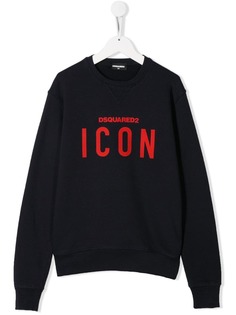 Dsquared2 Kids толстовка с принтом Icon