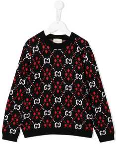 Gucci Kids джемпер с логотипом