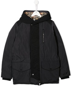 Burberry Kids пальто в клетку