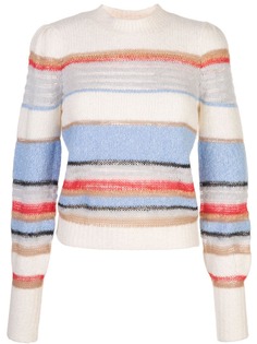 Veronica Beard трикотажный джемпер в полоску