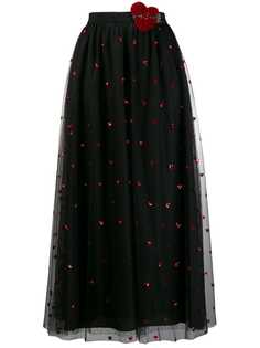 Red Valentino сетчатая юбка