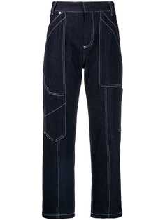 Chloé укороченные джинсы карго