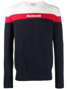 Moncler джемпер в стиле колор-блок