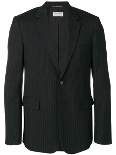Saint Laurent блейзер в тонкую полоску