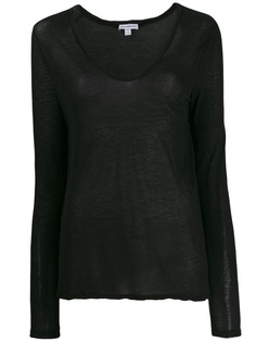 James Perse легкий топ из джерси