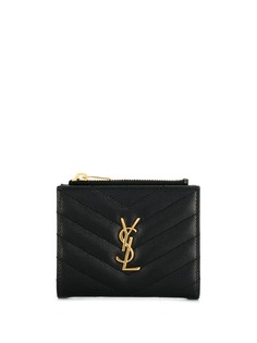 Saint Laurent картхолдер с логотипом