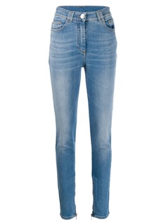 Balmain джинсы скинни с эффектом потертости