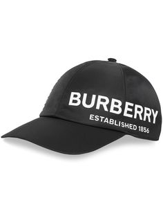 Burberry бейсболка с принтом Horseferry
