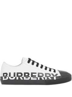 Burberry кеды с логотипом