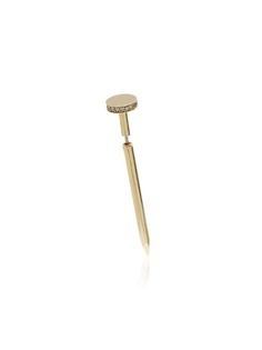 Established diamond and 18K gold nail earring