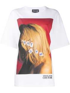 Versace Jeans Couture футболка с графичным принтом