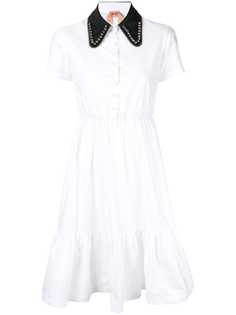 Nº21 расклешенное платье-рубашка