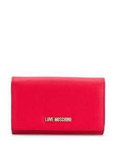 Love Moschino кошелек с металлическим логотипом