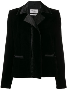 Yves Saint Laurent Pre-Owned пиджак 2000-х годов с контрастной окантовкой