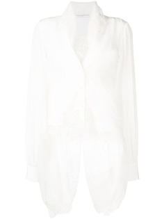 Ermanno Scervino блузка с кружевной отделкой