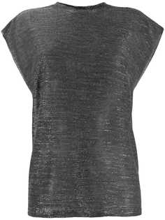 Iro топ с эффектом металлик