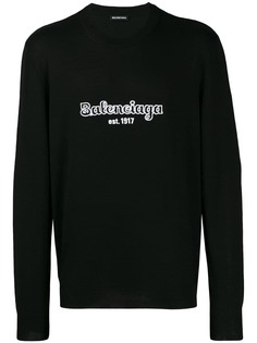 Balenciaga свитер с логотипом