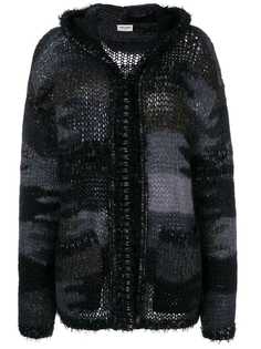 Saint Laurent камуфляжный кардиган