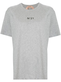 Nº21 футболка свободного кроя с логотипом