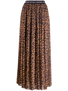 Marcelo Burlon County Of Milan юбка макси с леопардовым принтом