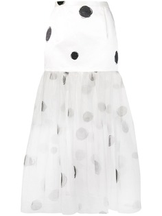 Christopher Kane юбка в горох