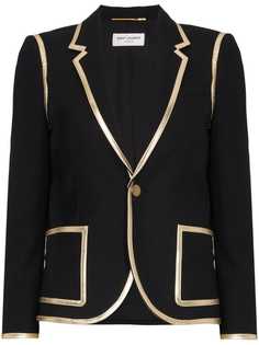 Saint Laurent классический приталенный блейзер