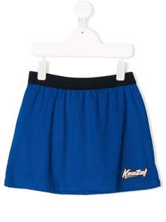 Kenzo Kids сетчатая юбка с логотипом