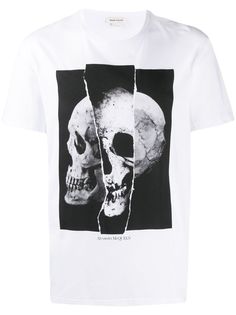 Alexander McQueen футболка с принтом Skull