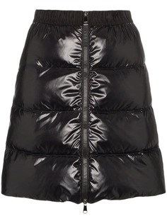 Moncler дутая юбка мини
