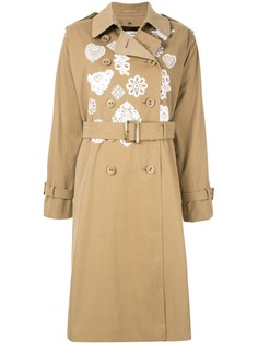 Tu es mon TRÉSOR тренч с вышивкой