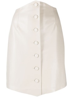 Nanushka юбка мини на пуговицах