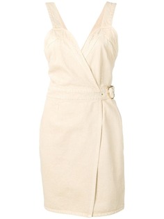 Nanushka платье без рукавов с запахом