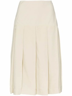 Jil Sander юбка миди со складками