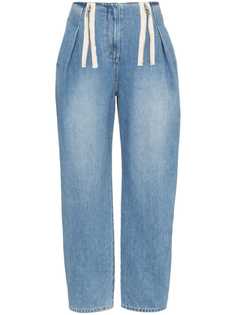 SJYP джинсы с завышенной талией