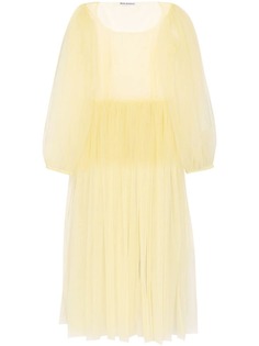 Molly Goddard платье миди Bronwyn из тюля