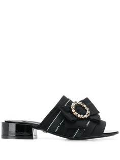 Dolce & Gabbana мюли с открытым носком и бантом