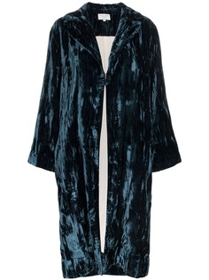 COLLINA STRADA crushed velvet robe