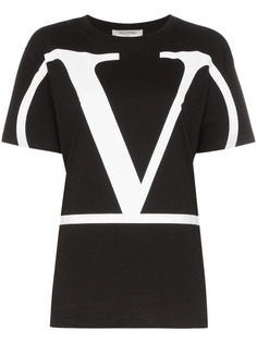 Valentino футболка с принтом VLogo