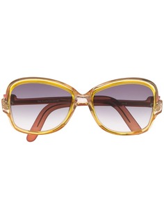 Yves Saint Laurent Pre-Owned солнцезащитные очки 1970-х годов в массивной оправе