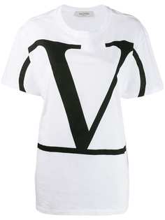 Valentino футболка с логотипом VLogo