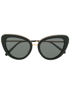 Stella McCartney Eyewear cat eye chain sunglasses
